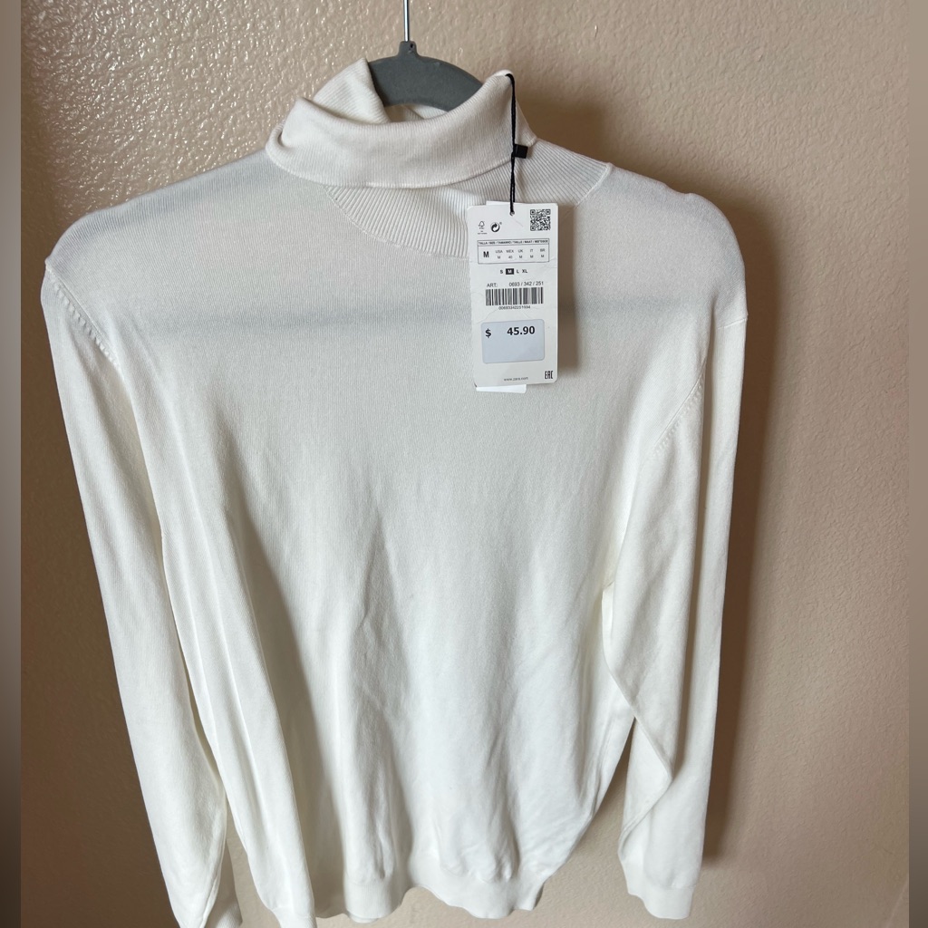 Brand New Zara Turtleneck Sweater Size Medium 81 Viscose
